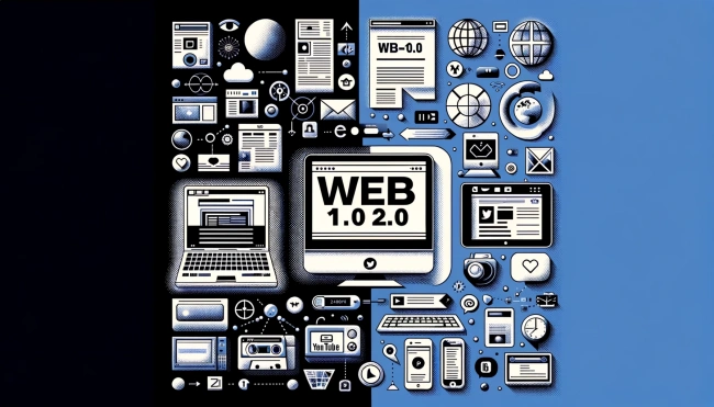 웹2 vs 웹1.0 