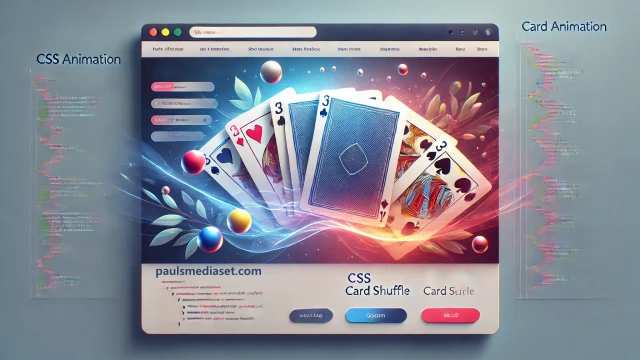 CSS 애니메이션과 DOM 제어로 만드는 카드 셔플과 정렬 효과