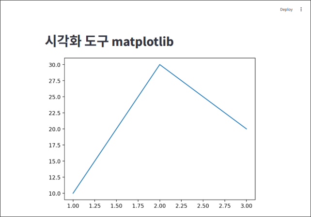 파이썬 Streamlit 웹 애플리케이션 02