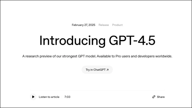 GPT-4.5