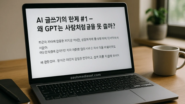 AI 글쓰기의 한계 #1 - 왜 GPT는 사람처럼 글을 못 쓸까